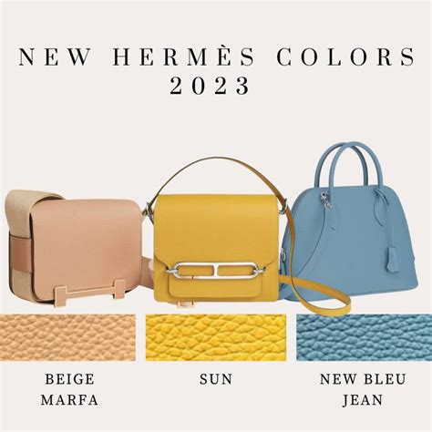 hermes 2023 新色|new Hermes colors 2022.